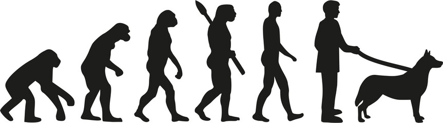 Obraz premium Husky evolution