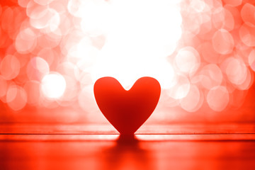 Red hearts background