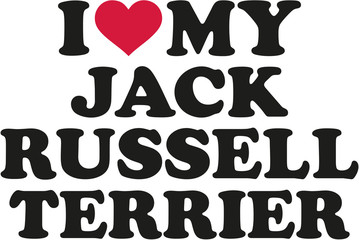I love my Jack Russell Terrier © Miceking