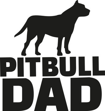 Pit bull dad
