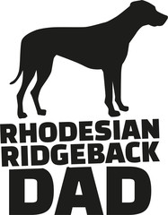 Rhodesian ridgeback dad