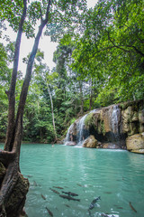 Erawan Waterfall in Kanchanaburi, Thailand
