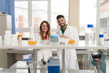 Group Of Scientists Working At The Laboratory