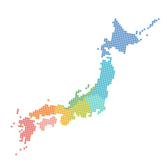日本　地図　シンボル　アイコン
