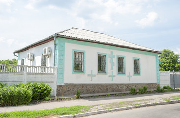 Fototapeta na wymiar House of the clergy in the Orthodox Church. Ukraine