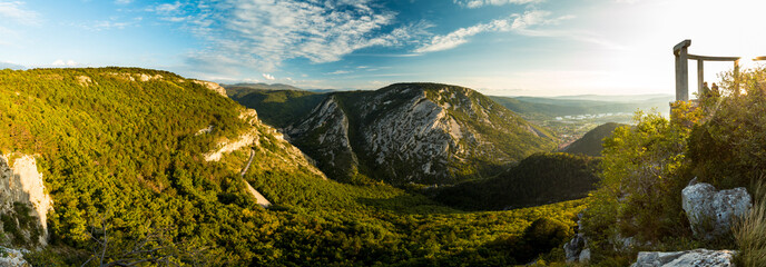 Autumn evening in Val Rosandra