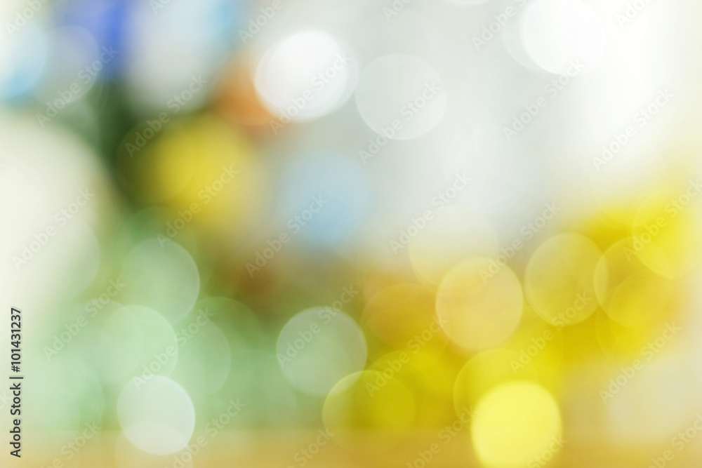 Poster abstract circular bokeh backgroundand bokeh gold colour abstract background of happy new year 2016 a