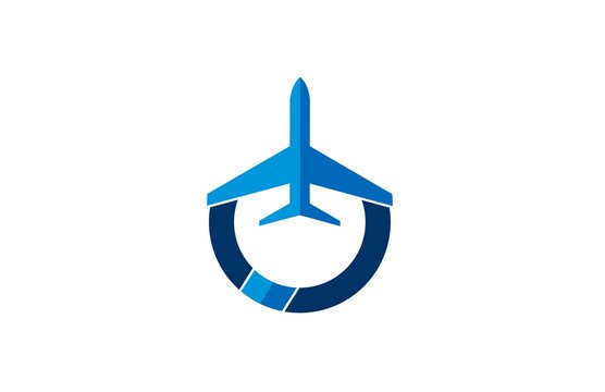 Air Plane World Travel Logo