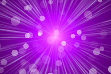 purple abstract background, rays and particle