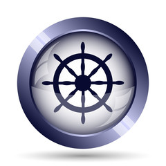 Nautical wheel icon