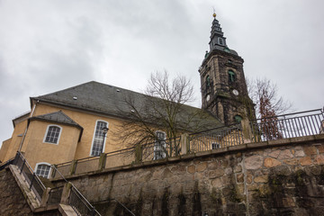 Fototapeta na wymiar Margarethenkirche in Kirchberg