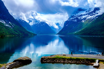 Beautiful Nature Norway. - obrazy, fototapety, plakaty
