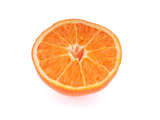 orange on a white background
