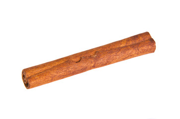 cinnamon stick on a white background