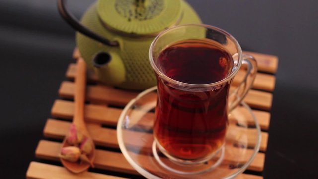 Turkish tea and teapot