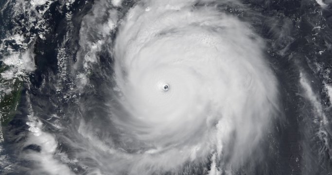 View from orbit of Super Typhoon Maemi, the strongest named storm of  2003. Image: NASA.