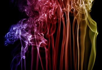 Obraz premium colored smoke