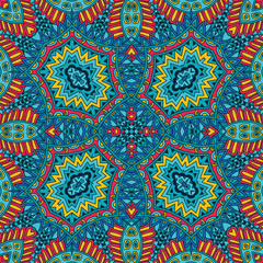 abstract festive vector ethnic tribal pattern