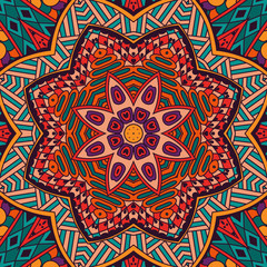 Abstract geometric seamless pattern ornamental