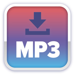 iTunes MP3 icon button - Icône MP3 iTunes bouton