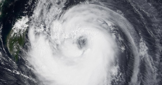 View from orbit of Super Typhoon Chaba, the strongest named storm of  2004. Image: NASA.