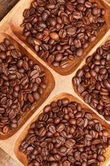 coffee beans on a platter