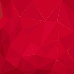 Obraz premium Streszczenie wielokątne geometryczne wektor Czerwona faseta tapeta tło ilustracja