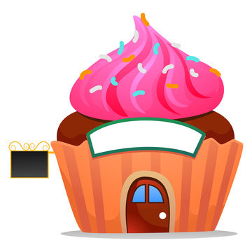 Illustration of Cupcake Cafe