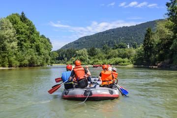 Rafting-Tour im Allgäu