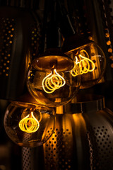 Edison Lightbulbs - obrazy, fototapety, plakaty