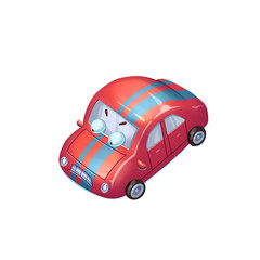 Illustration: Little Car Boy! Realistic Fantastic Cartoon Style Artwork, Story Character, Wallpaper, Wish Card Design