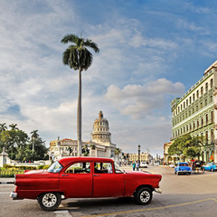 Cuba, La Habana, Capitolio, Paseo de Martí (Prado)