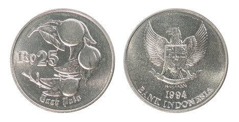 Indonesian rupiah coin set