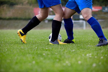 Soccer player  in action 