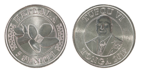 Tonga paanga coin set