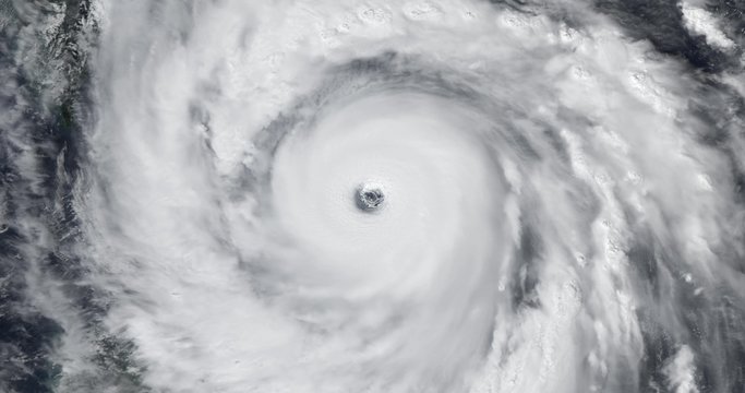 View from orbit of Super Typhoon Jangmi, the strongest named storm of  2008. Image: NASA.