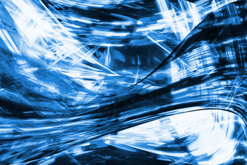 Datenautobahn Glasfaser Internet blau Computertechnik Technologie Hintergrund abstrakt Querformat