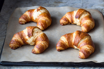 Tasty croissants 