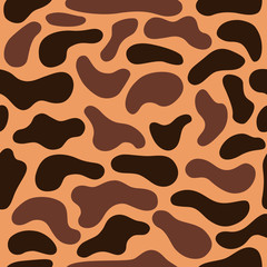 Camouflage seamless spots background