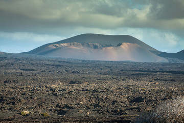Timanfaya National Park in Lanzarote, Canary Islands, Spain