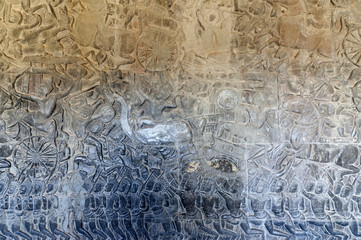  Angkor carved stone