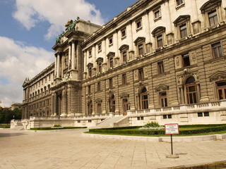 Naklejka premium Neue Burg part of the Hofburg Imperial palace complex in Vienna Austria