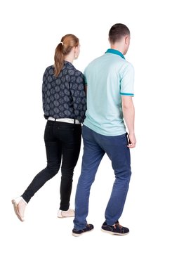  Back view going couple.