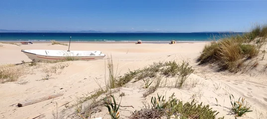 Foto auf Acrylglas Strand Bolonia, Tarifa, Spanien Strand von Bolonia, Costa de la Luz, Andalusien, Spanien