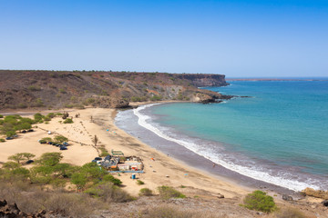 Sao Francisco beach in Santiago in Cape Verde - Cabo Verde