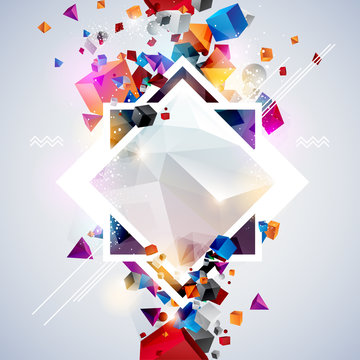 Abstract background for party poster
