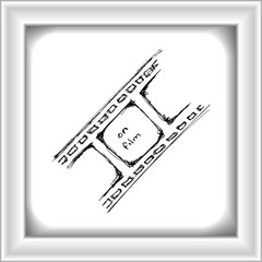 sketch of a strip of film