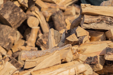 Wood for the fireplace and heating. wood.Firewood,log