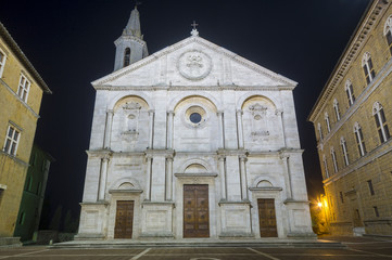 Obraz premium The historic center of Pienza, Tuscany, Italy 