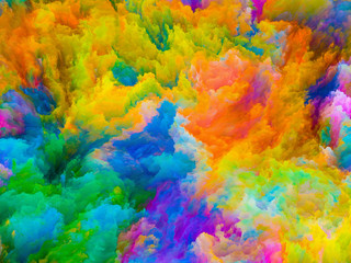 Obraz na płótnie Canvas Virtual Life of Colors